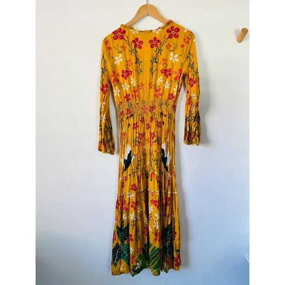 Farm Rio by Anthropologie Women's Sz XL Cristy Maxi Dress - Picture 6 of 14